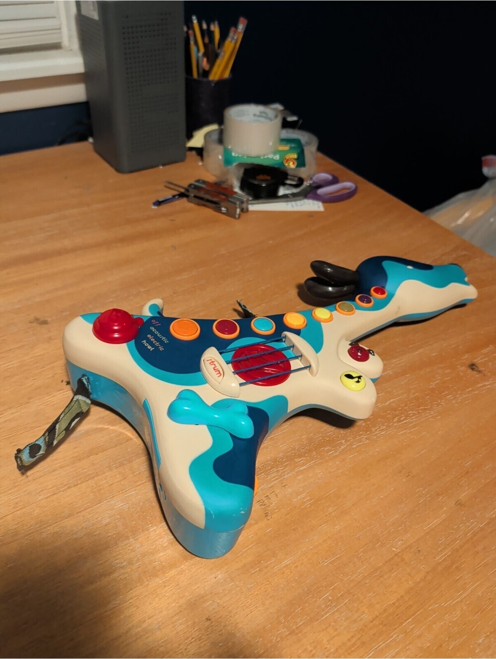 Battat B. Toys Strum Interactive Dog Guitar - Woofer - Tested & Working